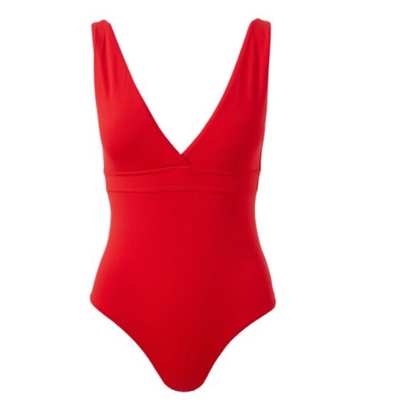 Pompeii Red One-Piece Swimsuit - Size 10 - Picture 1 of 6